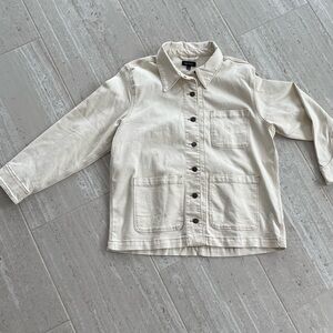 Well Worn Off-White Denim Chore Jacket